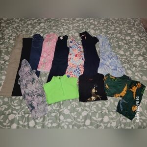 Girl Clothes Bundle * 13 Pieces * Size 6 To 7/8 * Dresses * Pants * Shirts * Pjs